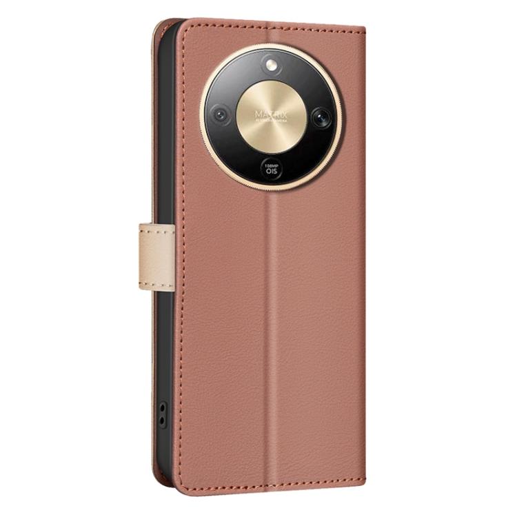 For Honor X9d 5G / X70 5G Color Matching RFID Anti-theft Leather Phone Case