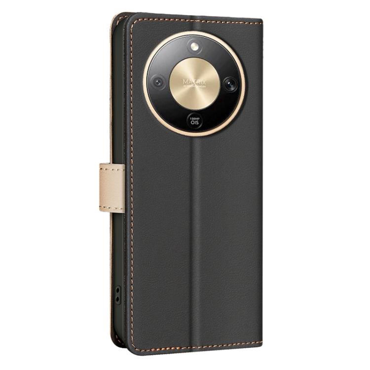 For Honor X9d 5G / X70 5G Color Matching RFID Anti-theft Leather Phone Case