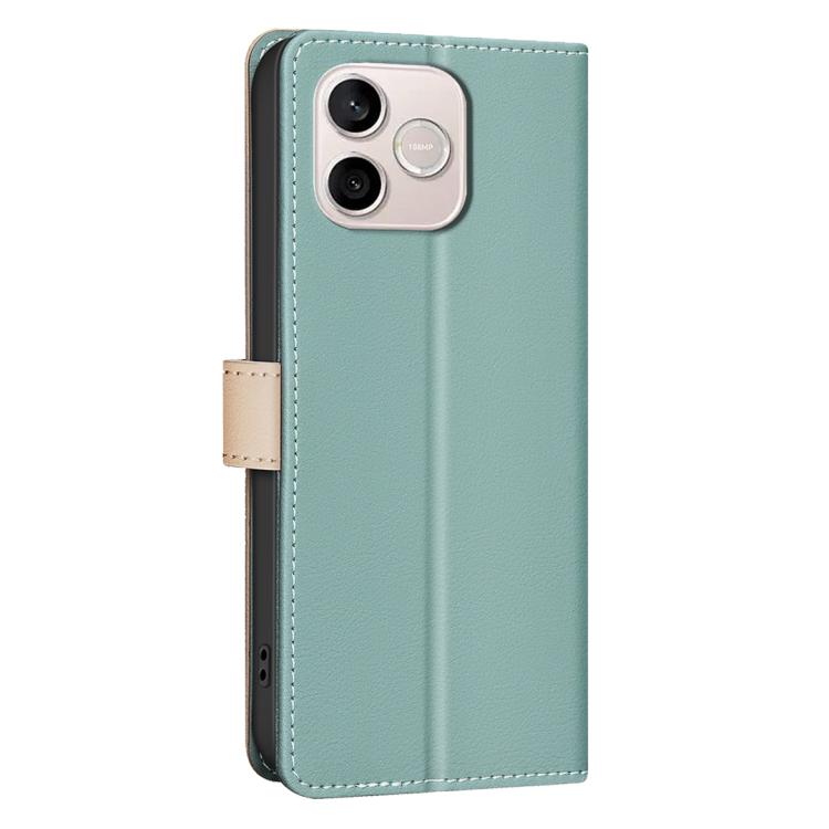For Honor 600 Lite Global Color Matching RFID Anti-theft Leather Phone Case