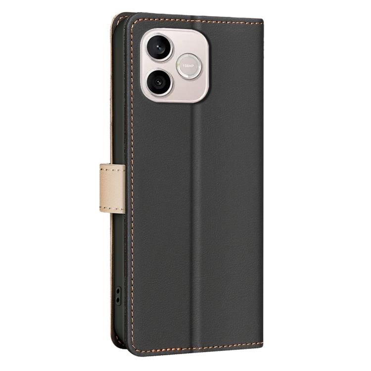 For Honor 600 Lite Global Color Matching RFID Anti-theft Leather Phone Case