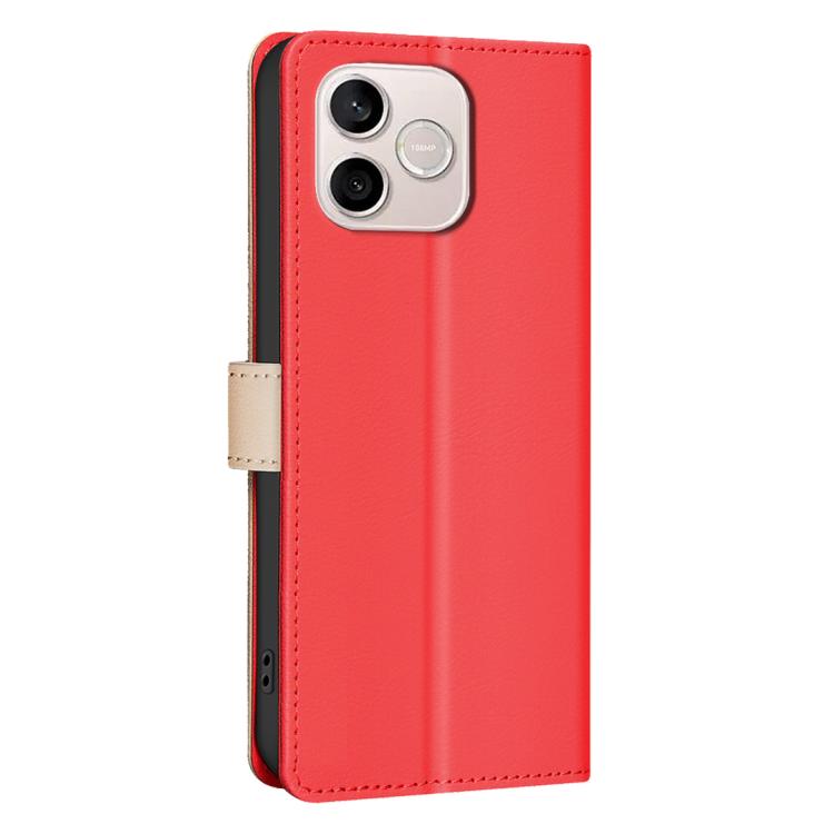 For Honor 600 Lite Global Color Matching RFID Anti-theft Leather Phone Case