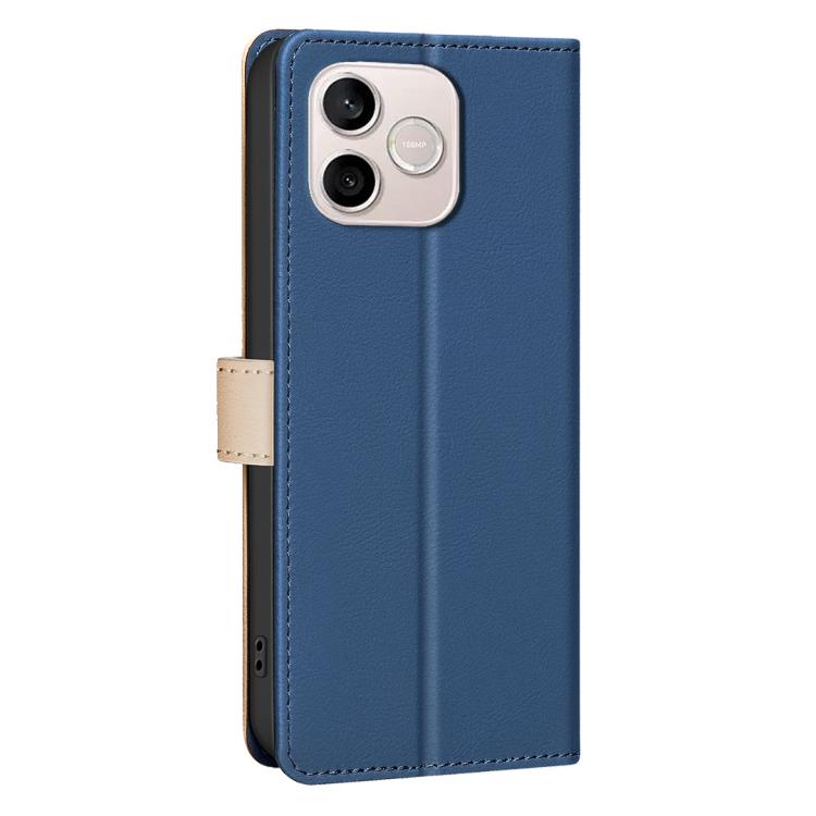For Honor 600 Lite Global Color Matching RFID Anti-theft Leather Phone Case