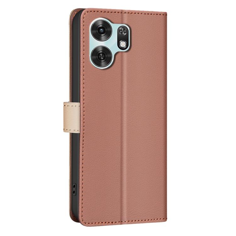 For Honor X6d 5G Color Matching RFID Anti-theft Leather Phone Case