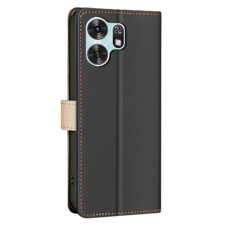 For Honor X6d 5G Color Matching RFID Anti-theft Leather Phone Case