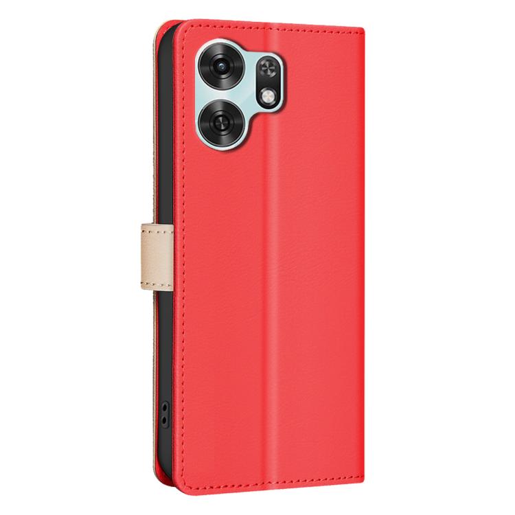 For Honor X6d 5G Color Matching RFID Anti-theft Leather Phone Case