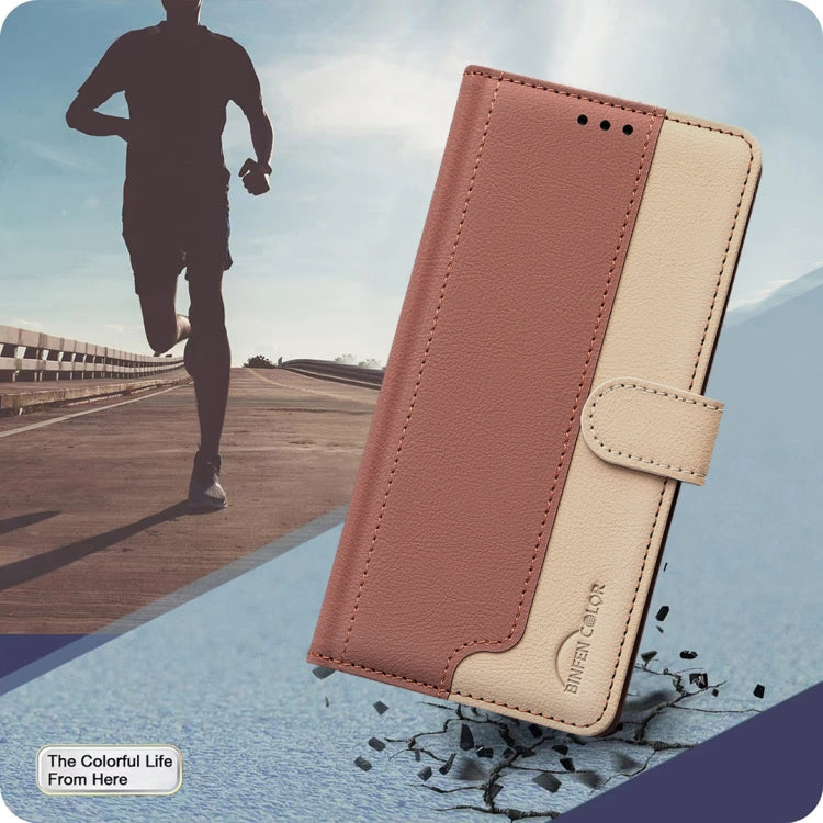 For iPhone 15 Plus / 14 Plus Color Matching RFID Anti-theft Leather Phone Case