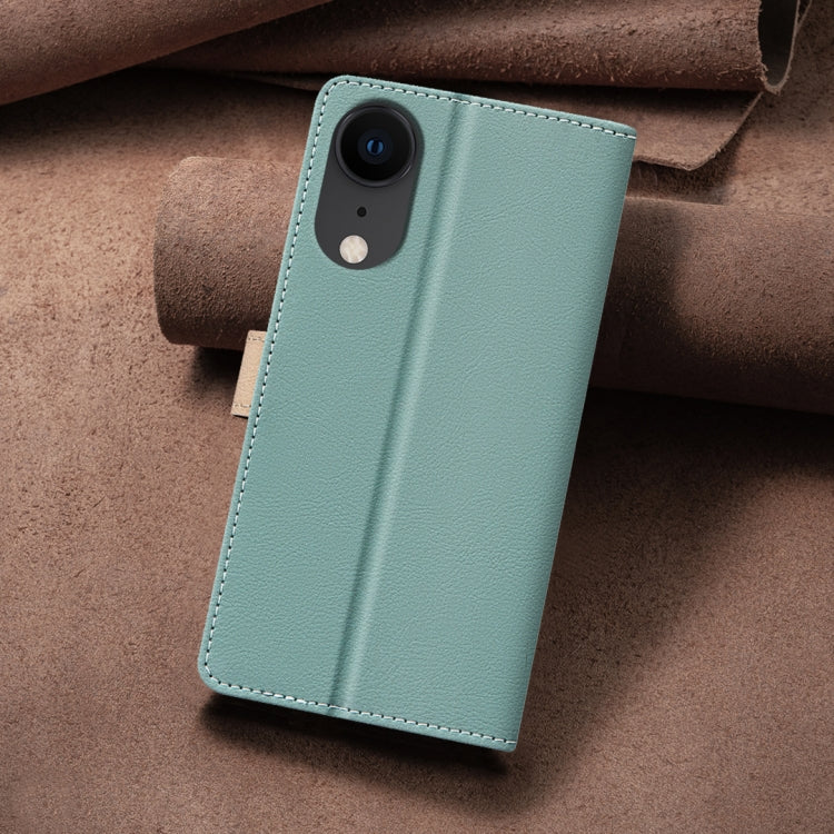For iPhone XR Color Matching RFID Anti-theft Leather Phone Case