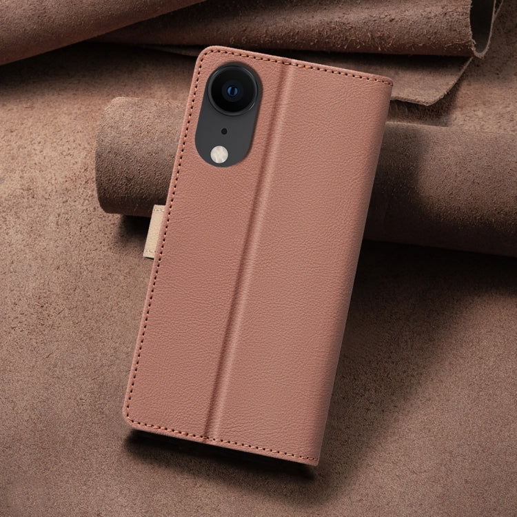 For iPhone XR Color Matching RFID Anti-theft Leather Phone Case