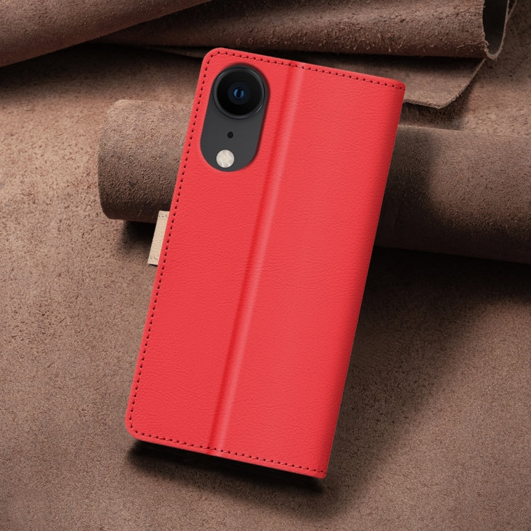 For iPhone XR Color Matching RFID Anti-theft Leather Phone Case