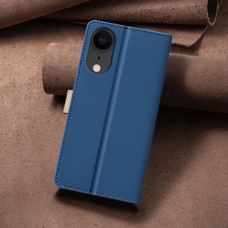 For iPhone XR Color Matching RFID Anti-theft Leather Phone Case