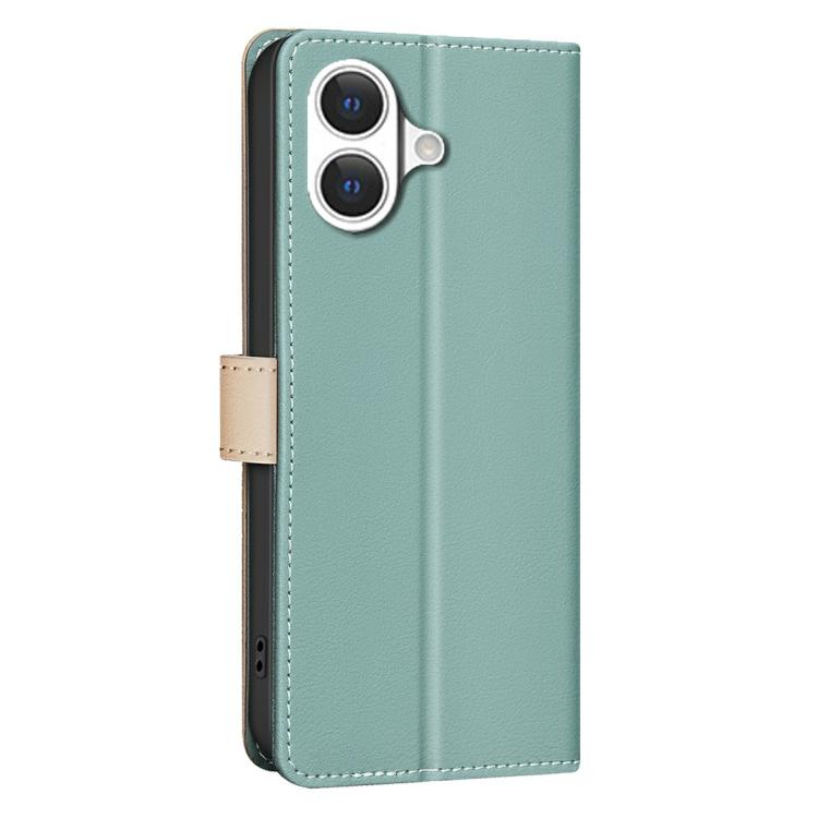 For iPhone 17 Color Matching RFID Anti-theft Leather Phone Case