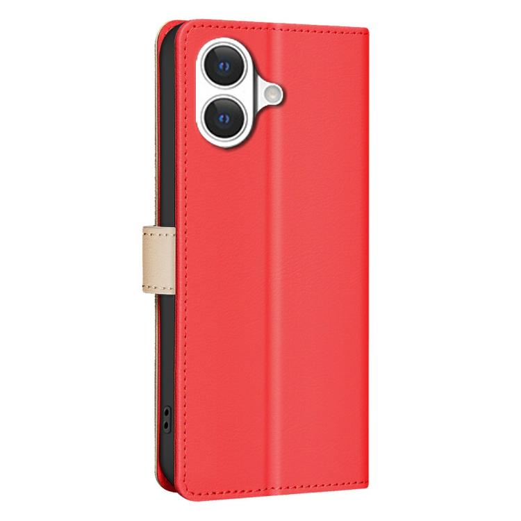 For iPhone 17 Color Matching RFID Anti-theft Leather Phone Case