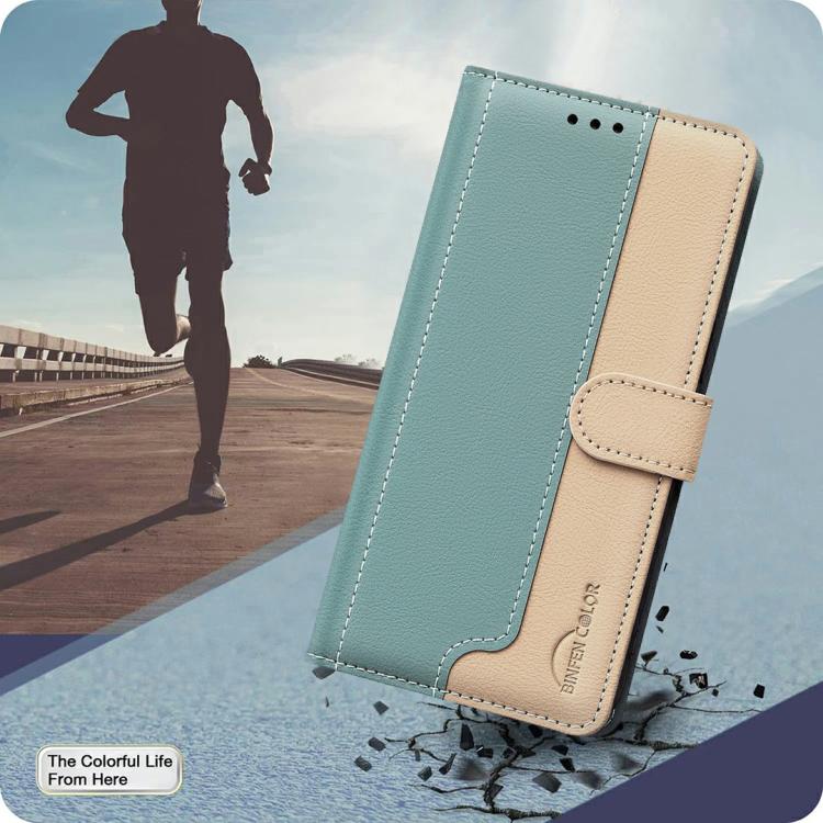 For iPhone Air Color Matching RFID Anti-theft Leather Phone Case