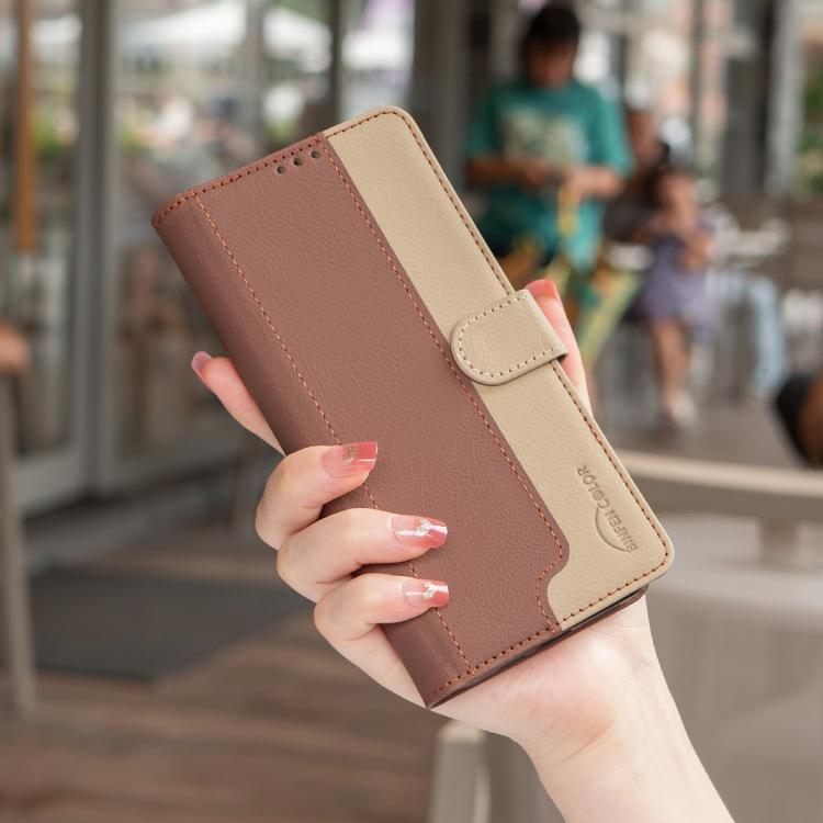 For iPhone 17 Pro Max Color Matching RFID Anti-theft Leather Phone Case