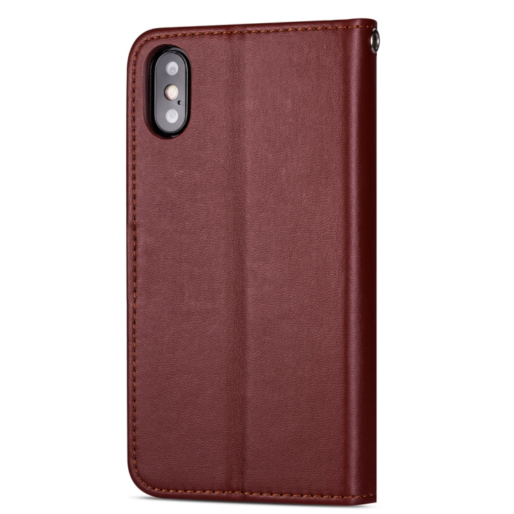 For iPhone XR Ultra-thin 9 Card Horizontal Flip Leather Case with Card Slots & Holder & Lanyard
