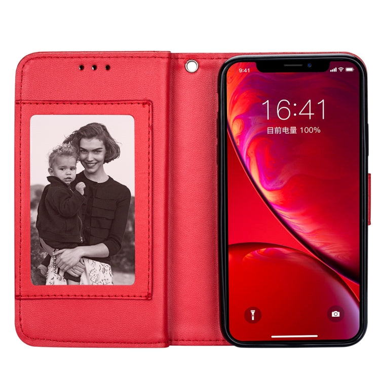 For iPhone 11 Pro Ultra-thin 9 Card Horizontal Flip Leather Case, with Card Slots & Holder & Lanyard
