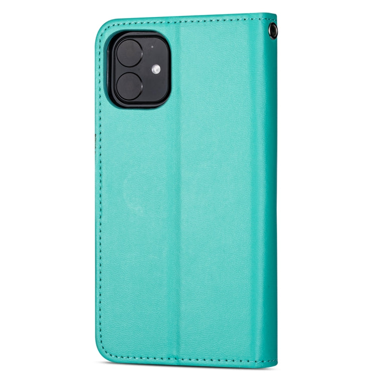 For iPhone 11 Pro Ultra-thin 9 Card Horizontal Flip Leather Case, with Card Slots & Holder & Lanyard