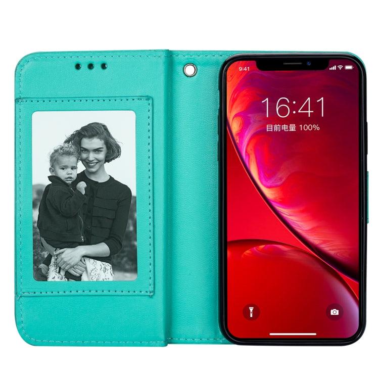 For iPhone 11 Pro Ultra-thin 9 Card Horizontal Flip Leather Case, with Card Slots & Holder & Lanyard