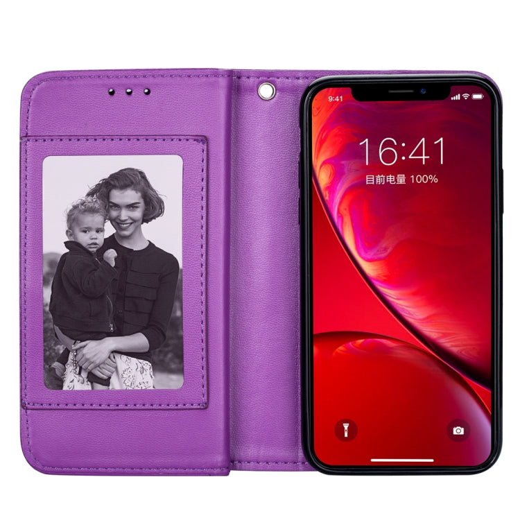 For iPhone 11 Pro Max Ultra-thin 9 Card Horizontal Flip Leather Case, with Card Slots & Holder & Lanyard