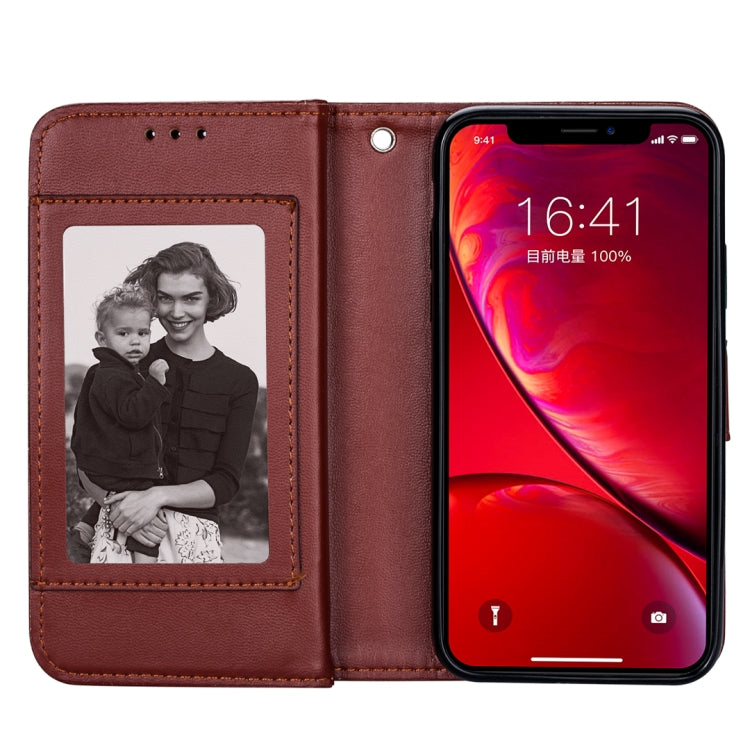 For iPhone 11 Pro Max Ultra-thin 9 Card Horizontal Flip Leather Case, with Card Slots & Holder & Lanyard
