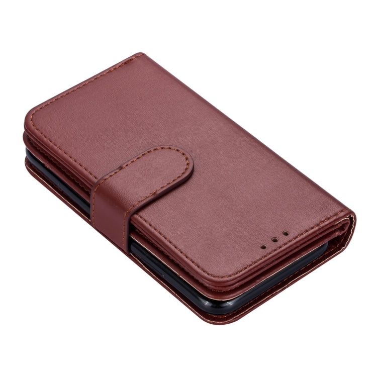 For iPhone 11 Pro Max Ultra-thin 9 Card Horizontal Flip Leather Case, with Card Slots & Holder & Lanyard