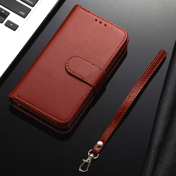 For iPhone 11 Pro Max Ultra-thin 9 Card Horizontal Flip Leather Case, with Card Slots & Holder & Lanyard