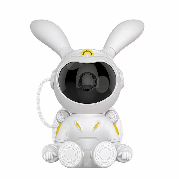 G002 Space Rabbit Starry Sky Projection Lamp Bedroom Laser Atmosphere Light - White