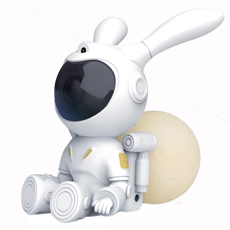G003 Moon Rabbit Starry Sky Projection Lamp Bedroom Laser Atmosphere Light - White