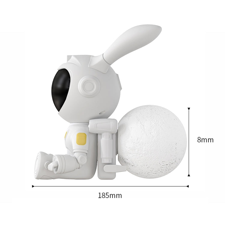 G003 Moon Rabbit Starry Sky Projection Lamp Bedroom Laser Atmosphere Light - White
