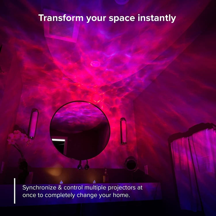 G003 Moon Rabbit Starry Sky Projection Lamp Bedroom Laser Atmosphere Light - White