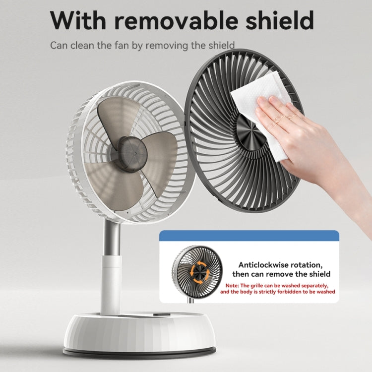 Yesido YF11 Foldable Telescopic Floor Fan - White