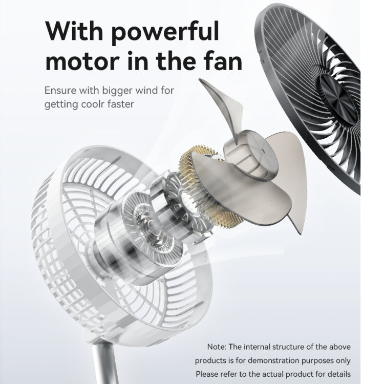 Yesido YF11 Foldable Telescopic Floor Fan - White