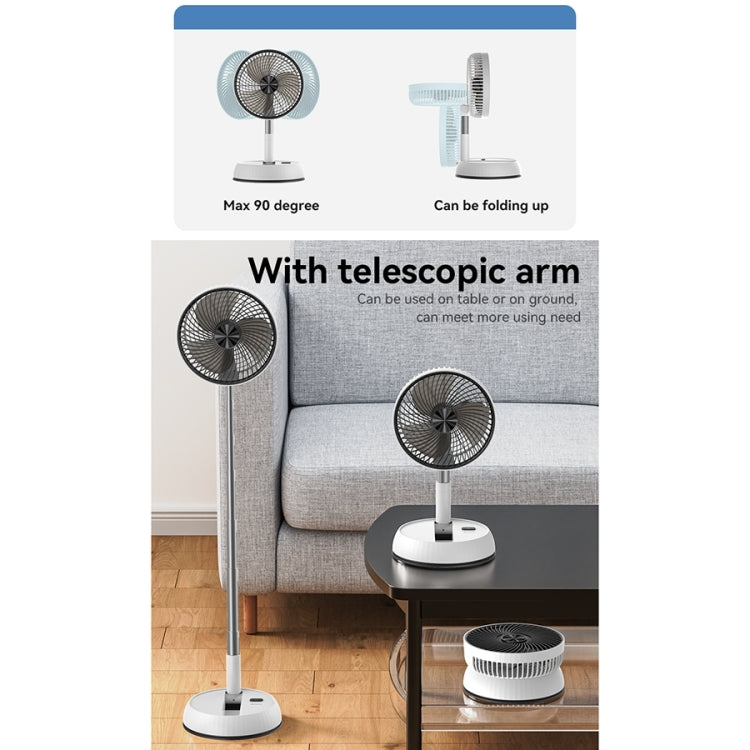 Yesido YF11 Foldable Telescopic Floor Fan - White