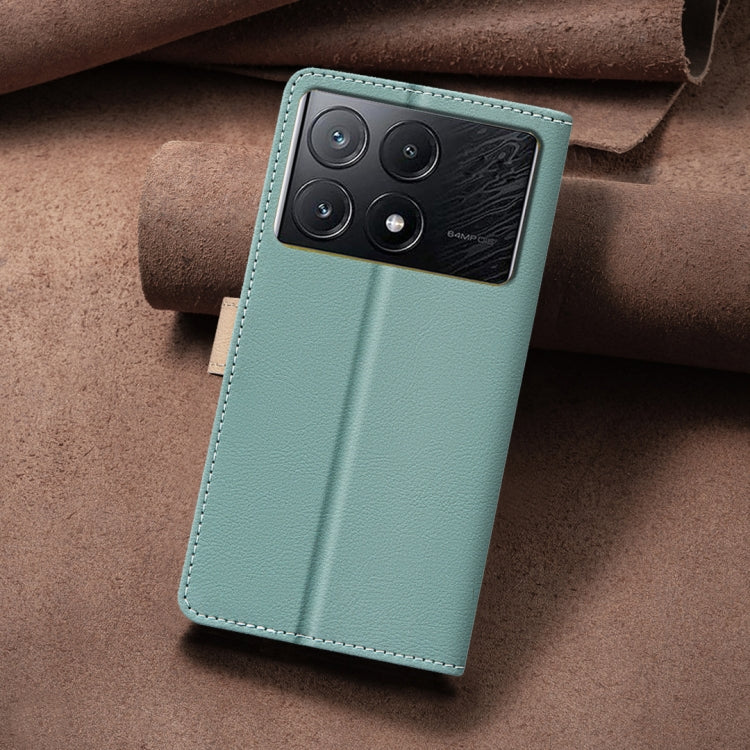 For Xiaomi Poco X6 Pro / Redmi K70E Color Matching RFID Anti-theft Leather Phone Case