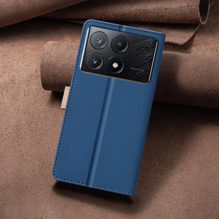 For Xiaomi Poco X6 Pro / Redmi K70E Color Matching RFID Anti-theft Leather Phone Case