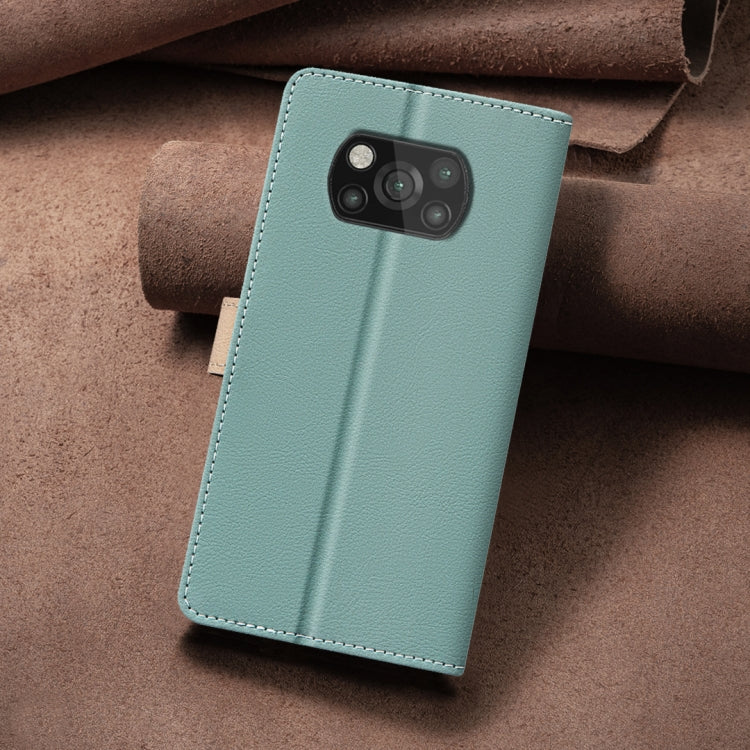 For Xiaomi Poco X3 / X3 NFC Color Matching RFID Anti-theft Leather Phone Case