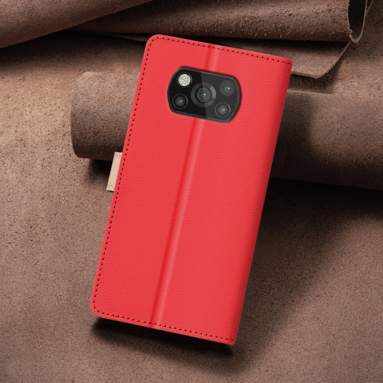 For Xiaomi Poco X3 / X3 NFC Color Matching RFID Anti-theft Leather Phone Case