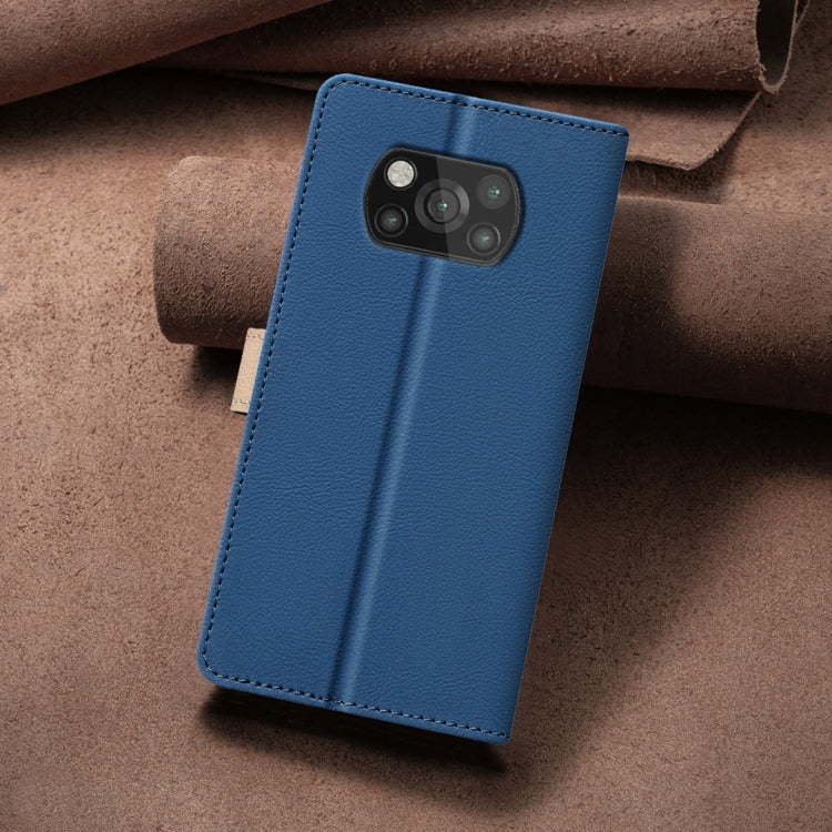 For Xiaomi Poco X3 / X3 NFC Color Matching RFID Anti-theft Leather Phone Case