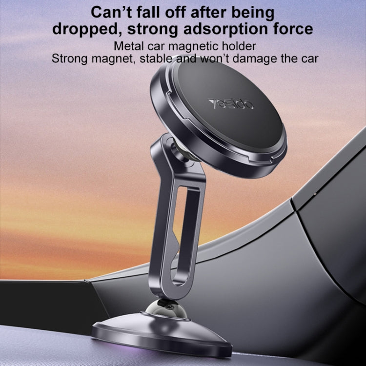 Yesido C210 Double Ball Magnetic Car Holder - Black