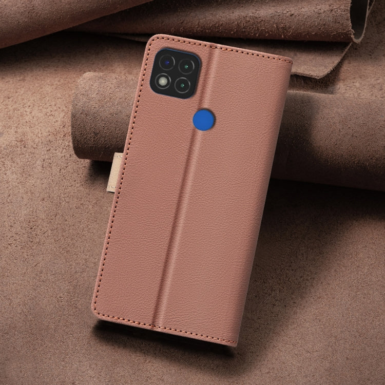 For Xiaomi Redmi 9C / 10A / Poco C31 Color Matching RFID Anti-theft Leather Phone Case