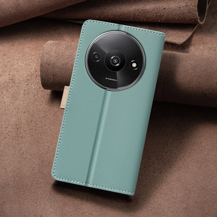 For Xiaomi Redmi A3 Color Matching RFID Anti-theft Leather Phone Case