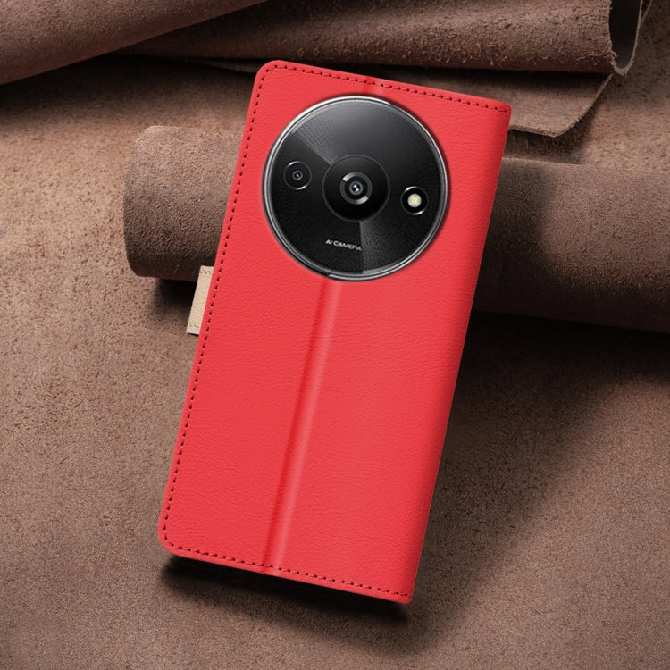 For Xiaomi Redmi A3 Color Matching RFID Anti-theft Leather Phone Case