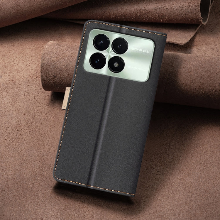 For Xiaomi Redmi K70 / K70 Pro Color Matching RFID Anti-theft Leather Phone Case