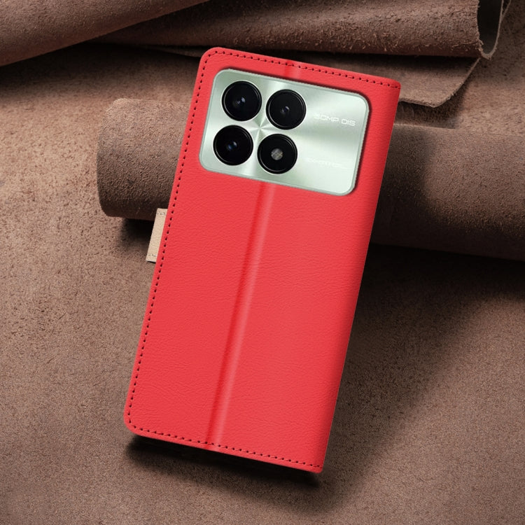 For Xiaomi Redmi K70 / K70 Pro Color Matching RFID Anti-theft Leather Phone Case