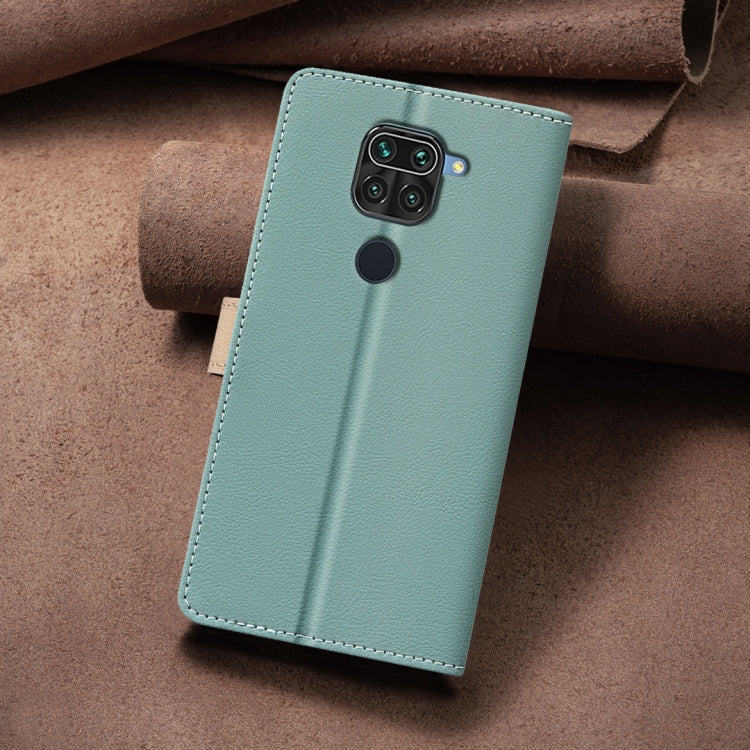 For Xiaomi Redmi 10X 4G / Note 9 Color Matching RFID Anti-theft Leather Phone Case