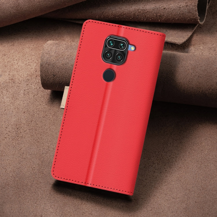 For Xiaomi Redmi 10X 4G / Note 9 Color Matching RFID Anti-theft Leather Phone Case