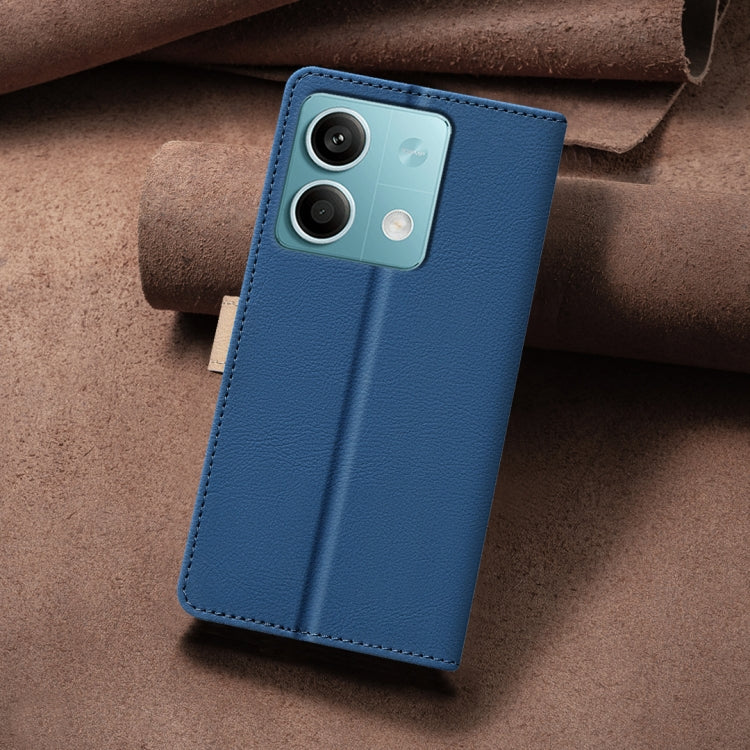 For Xiaomi Redmi Note 13 4G Global Color Matching RFID Anti-theft Leather Phone Case
