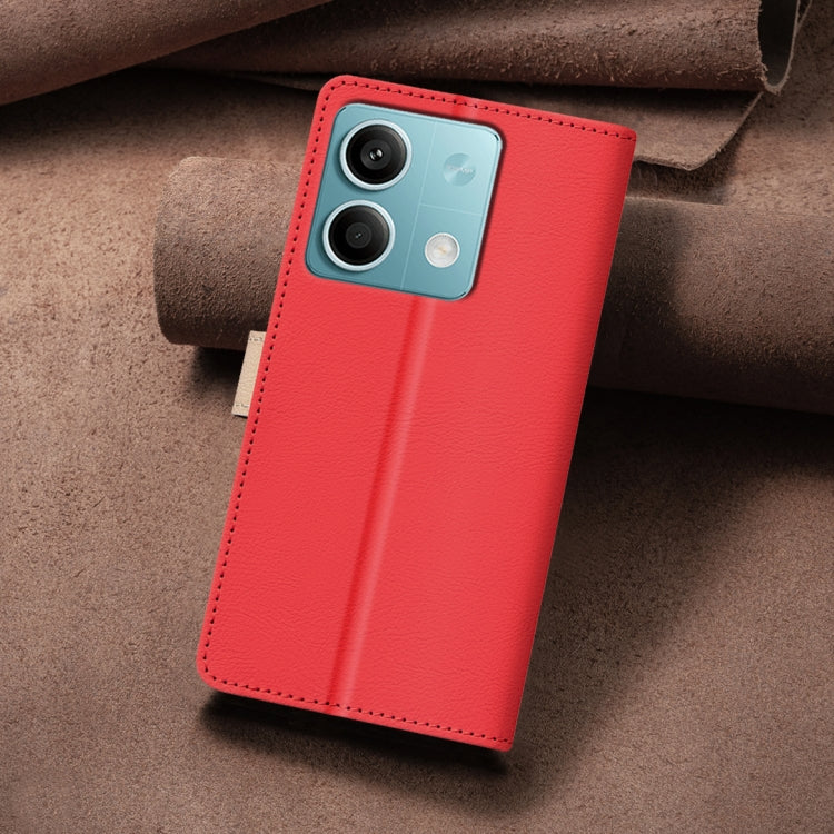 For Xiaomi Redmi Note 13 5G Color Matching RFID Anti-theft Leather Phone Case