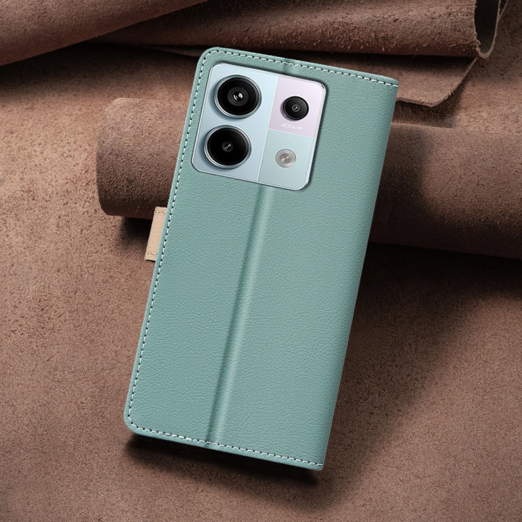 For Xiaomi Redmi Note 13 Pro 5G Color Matching RFID Anti-theft Leather Phone Case