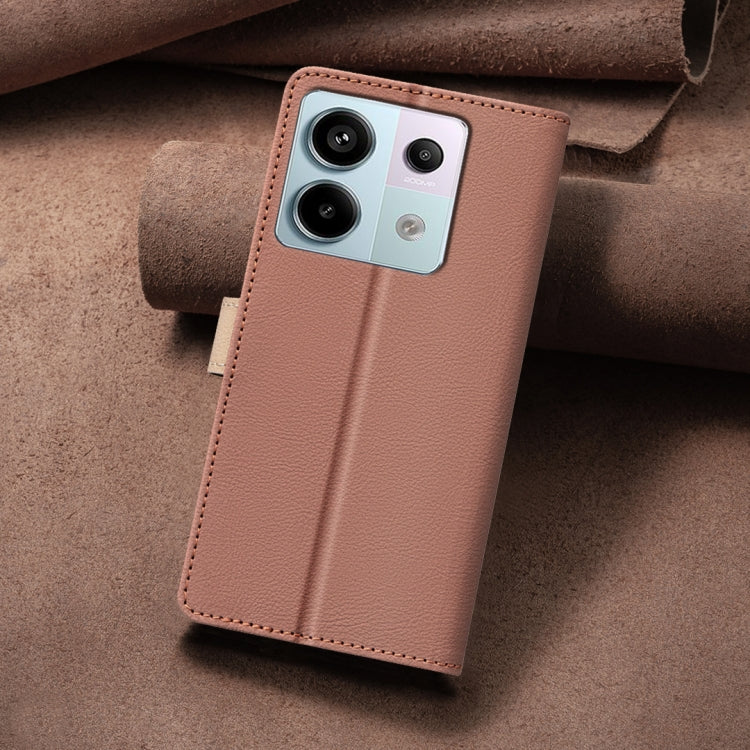 For Xiaomi Redmi Note 13 Pro 5G Color Matching RFID Anti-theft Leather Phone Case